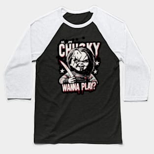 Playtime's Over: Chucky's Mischief T-Shirt Baseball T-Shirt